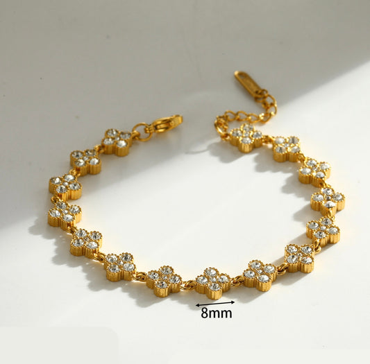 Pulsera Flor Trébol