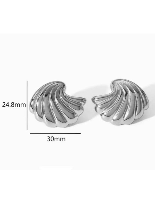 Aretes Alas Plateadas