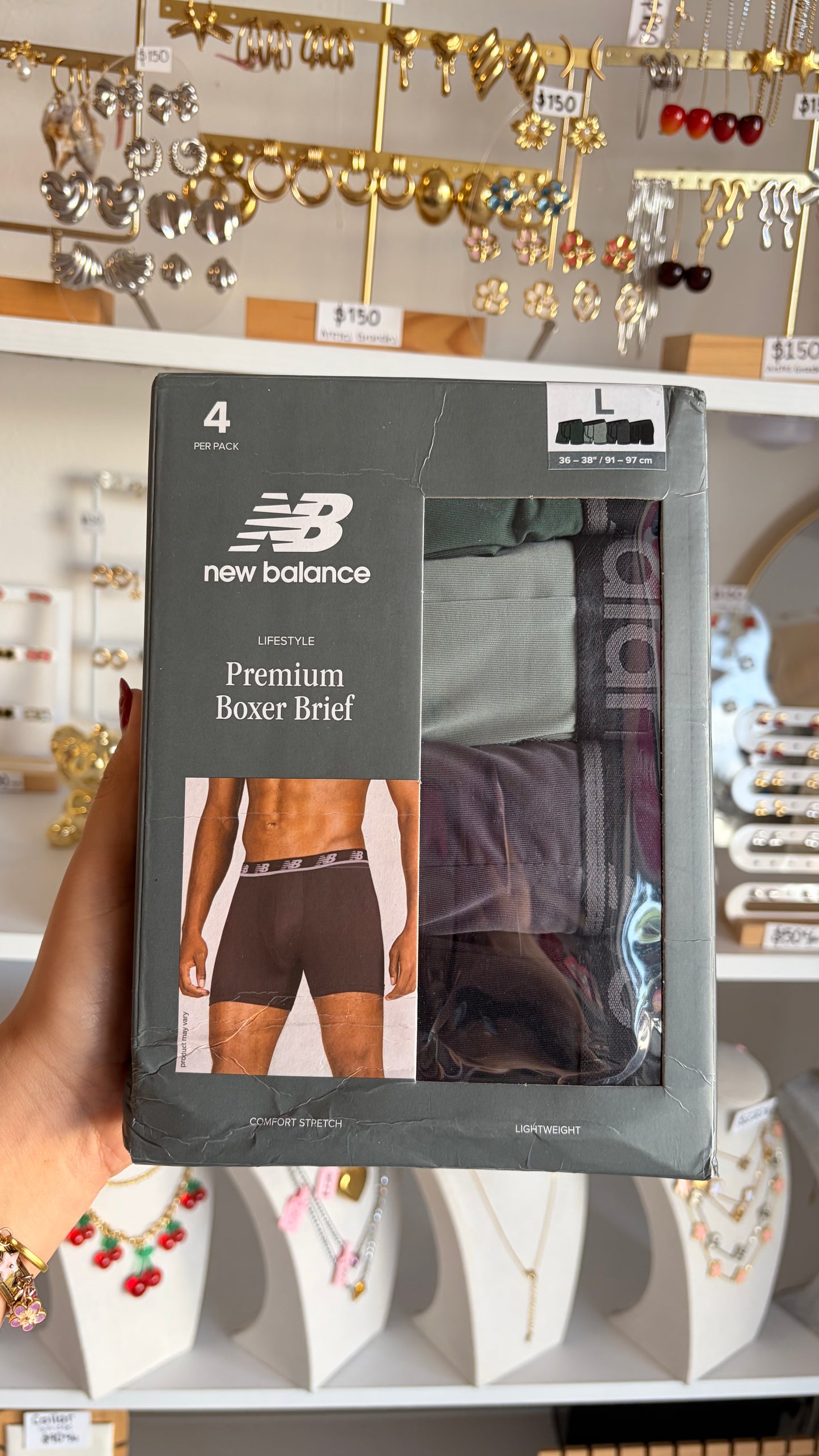 Bóxers Caballero Talla L New Balance
