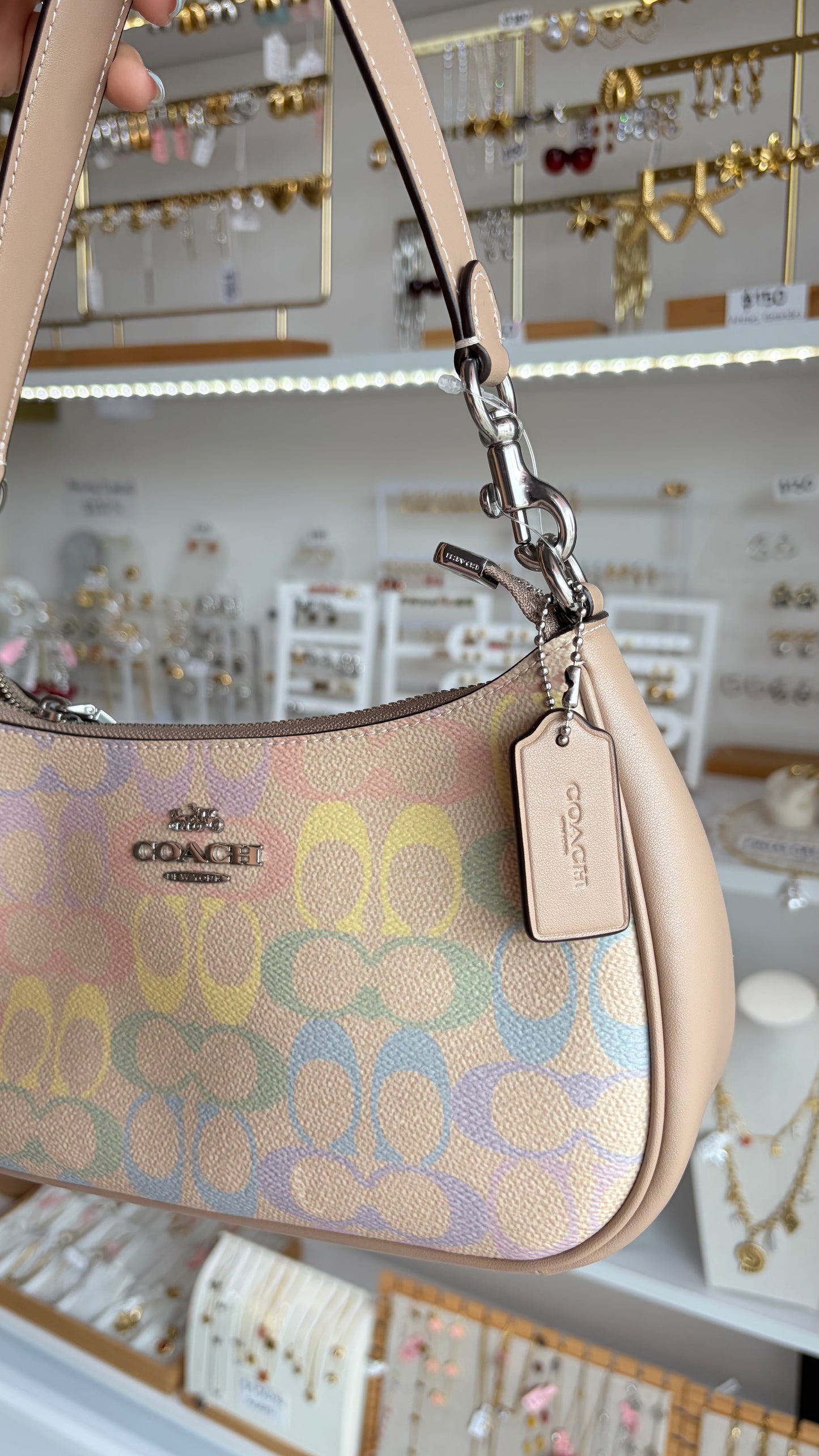 Bolsa Dama Teri Mediana Canvas Colores Coach