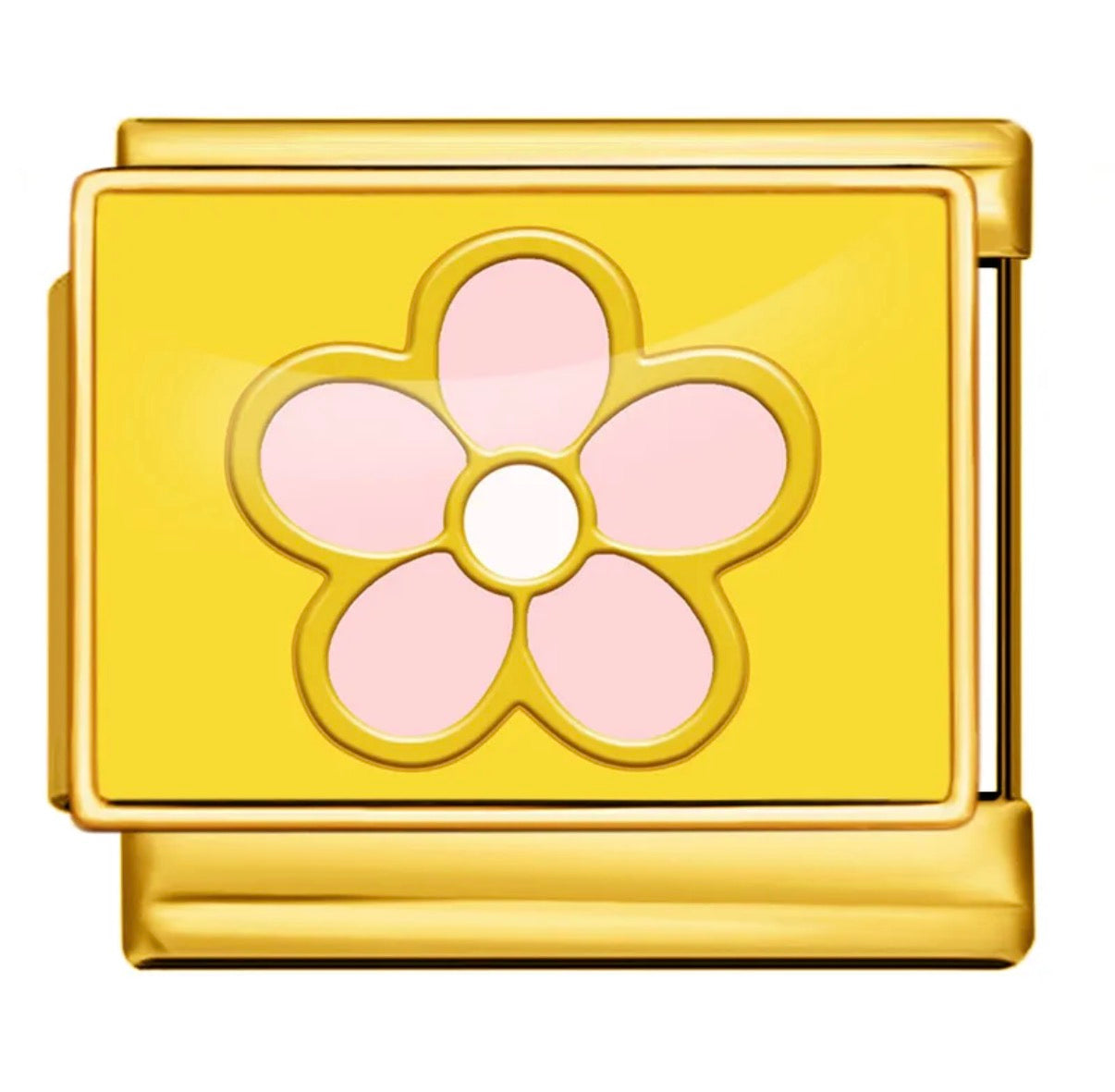Charm Italiano Flor Rosa