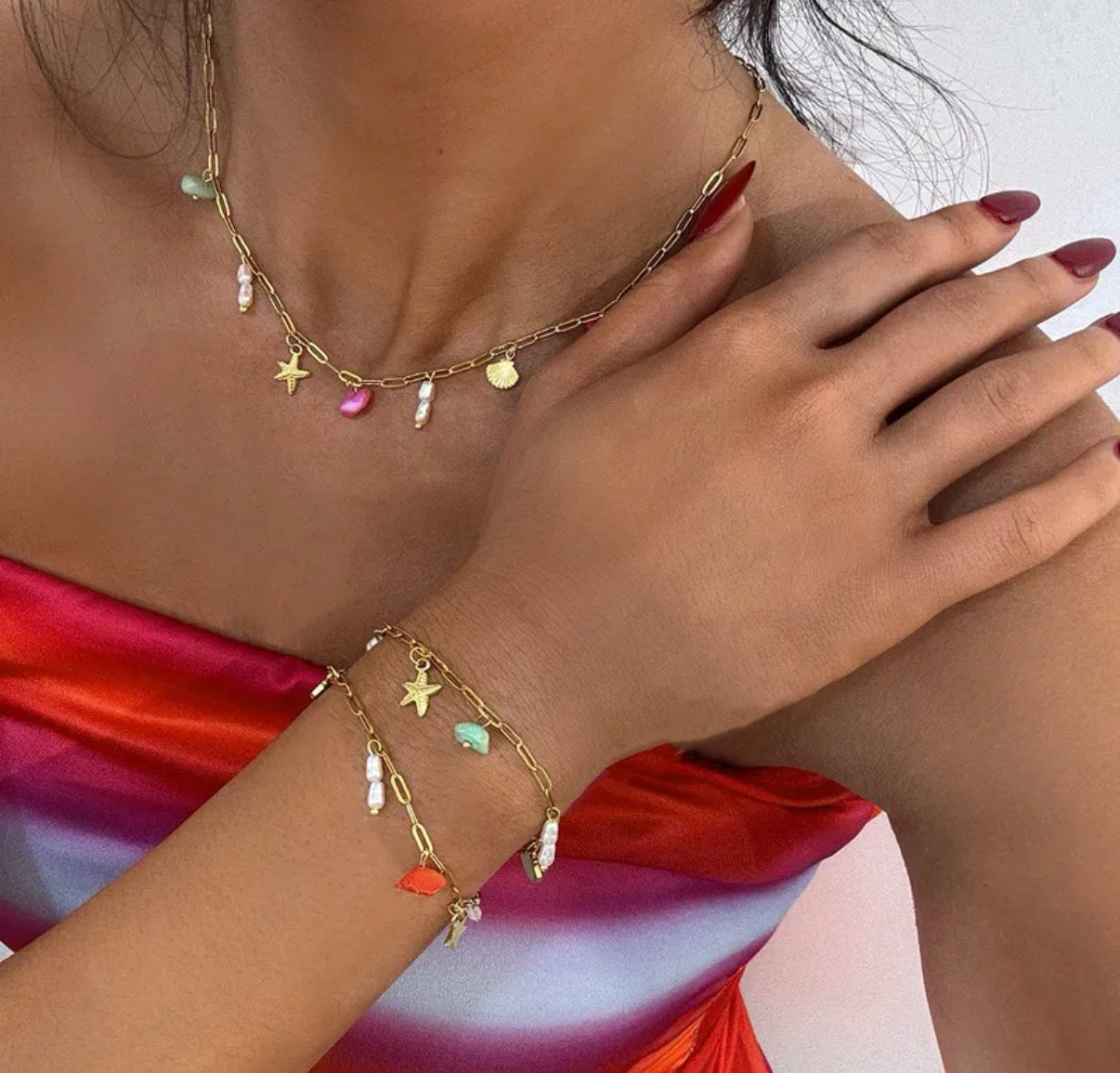 Collar Dijes Mini Mar