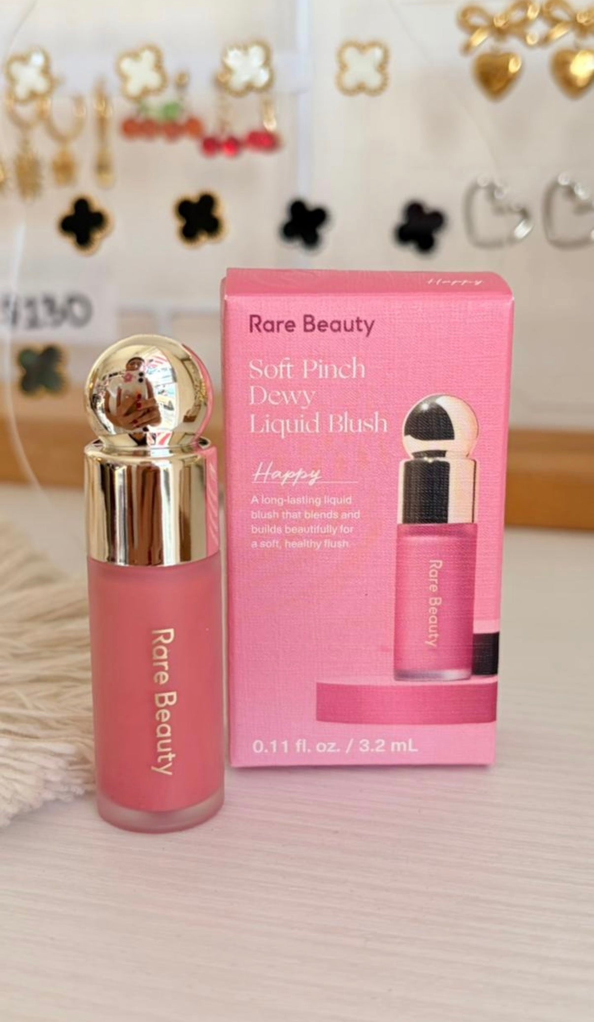 Rubor Liquido Mini Tono Happy 3.2ml Rare Beauty