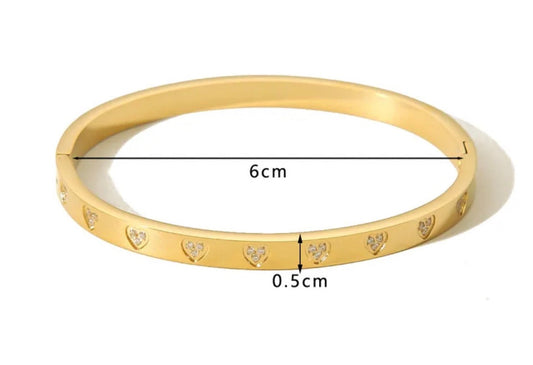 Brazalete Corazón Blanco