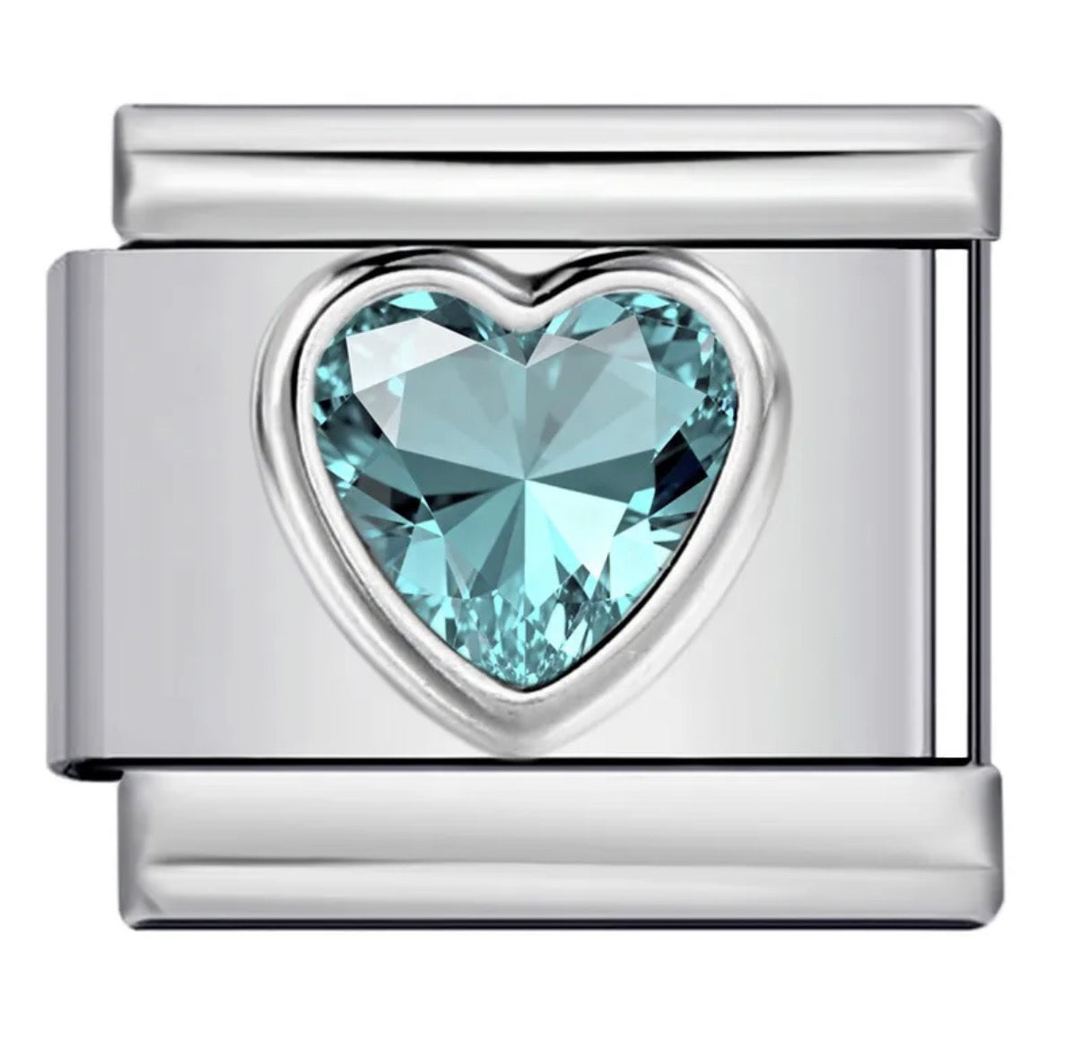 Charm Italiano Corazón Celeste