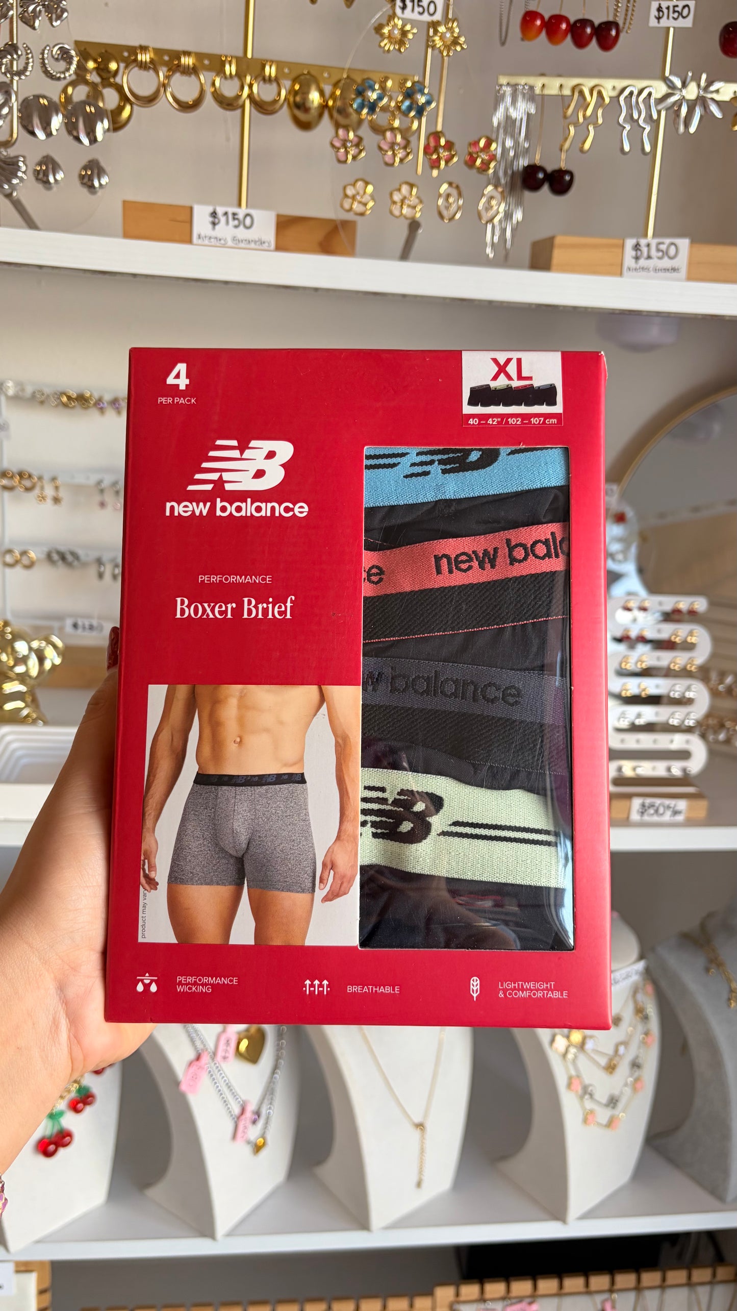 Bóxers Caballero Talla XL New Balance