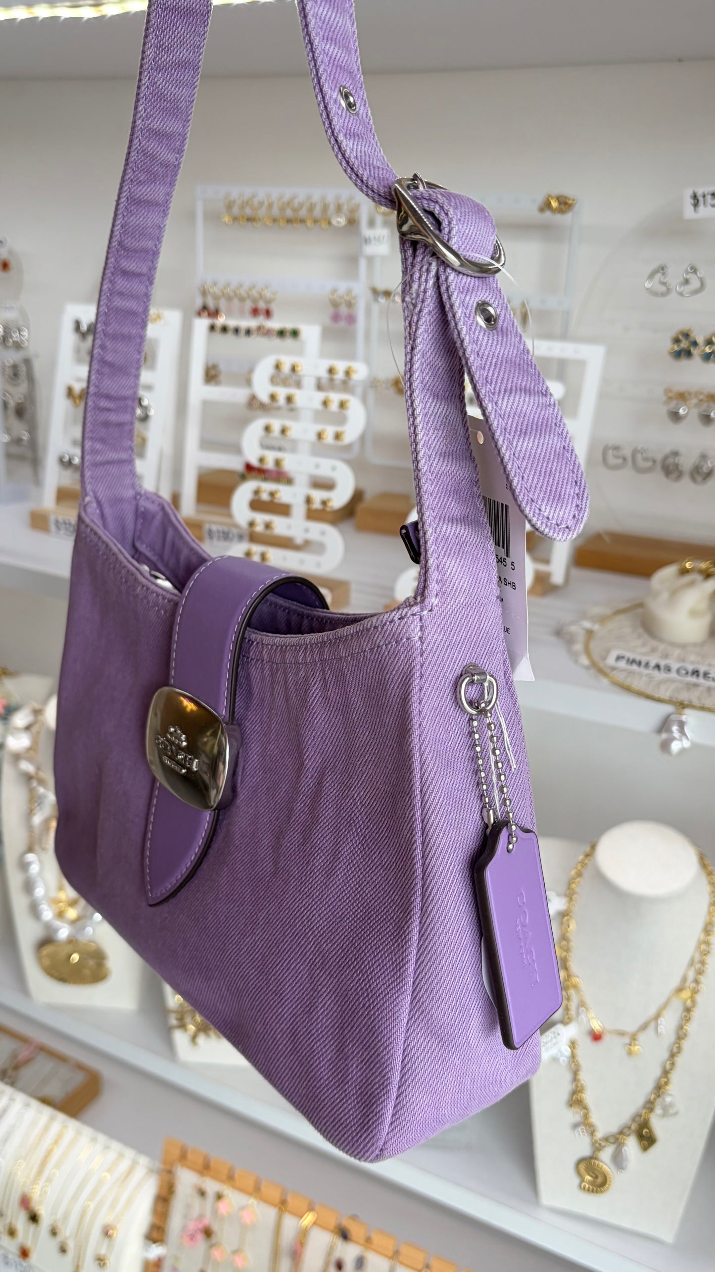 Bolsa Dama Eliza Morada Coach