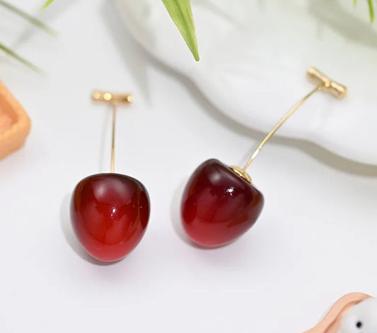 Pendientes Cerezas Finos 5cm