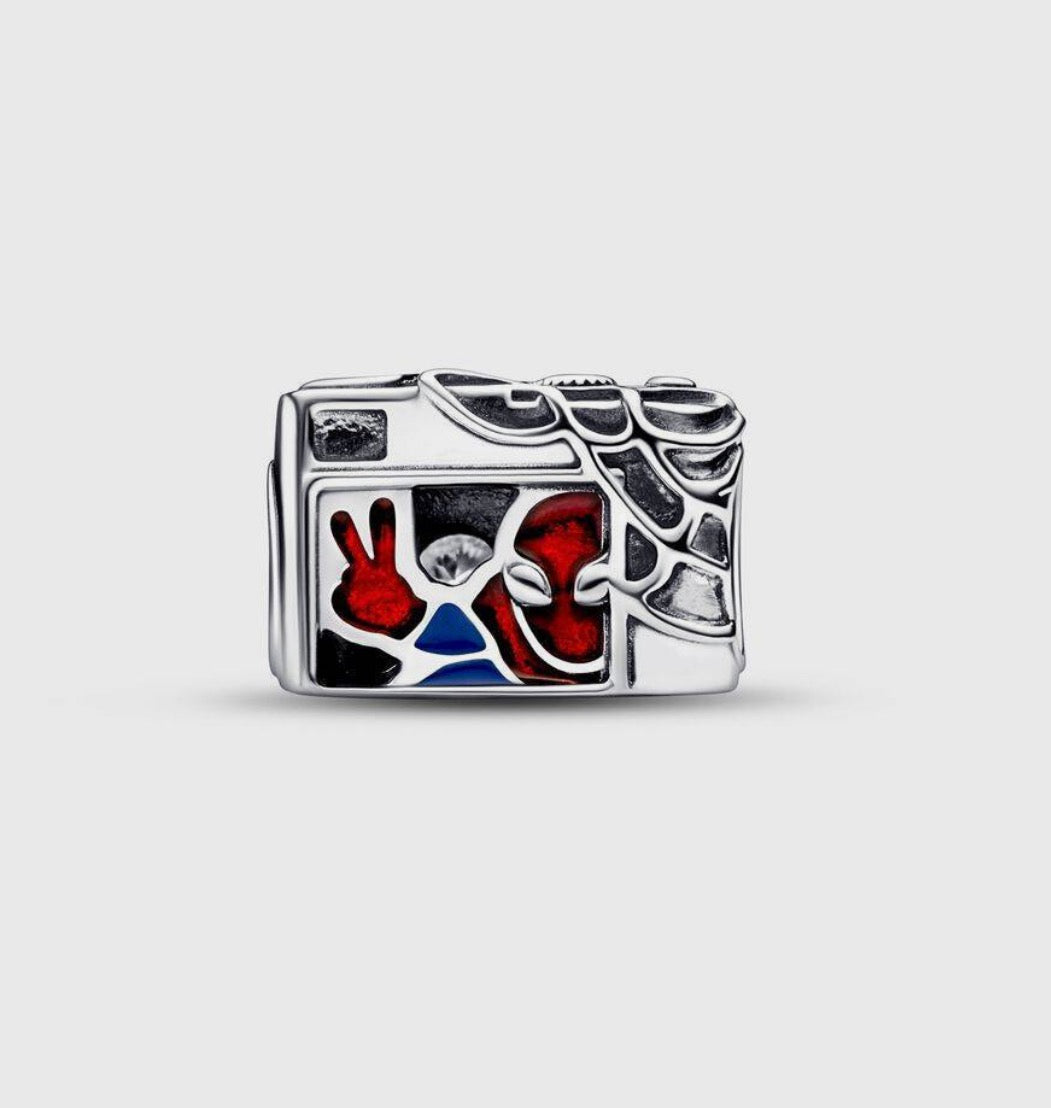 Charm Chapado Superhéroe Cámara Araña
