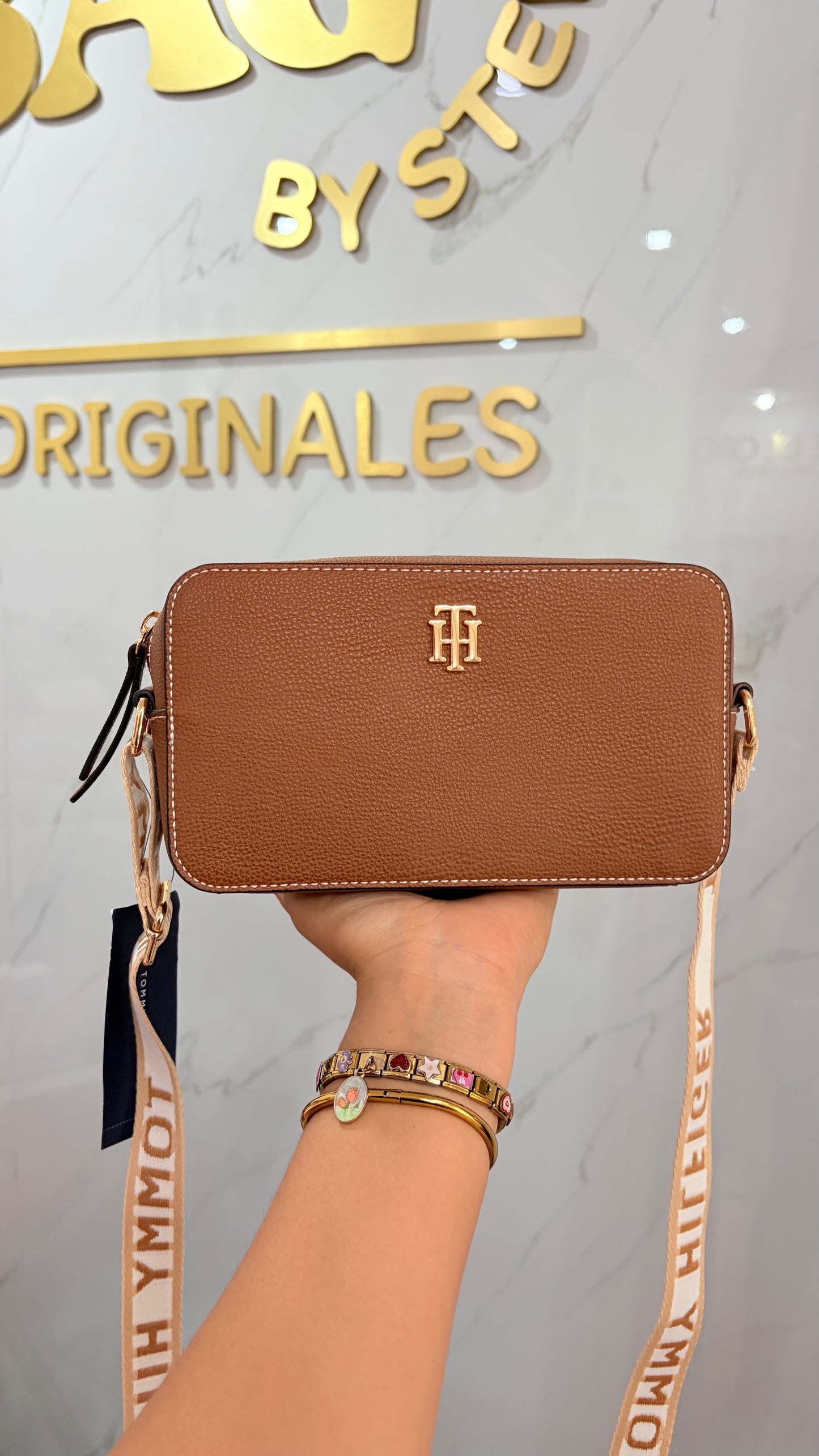 Bolsa Dama Café Tommy Hilfiger