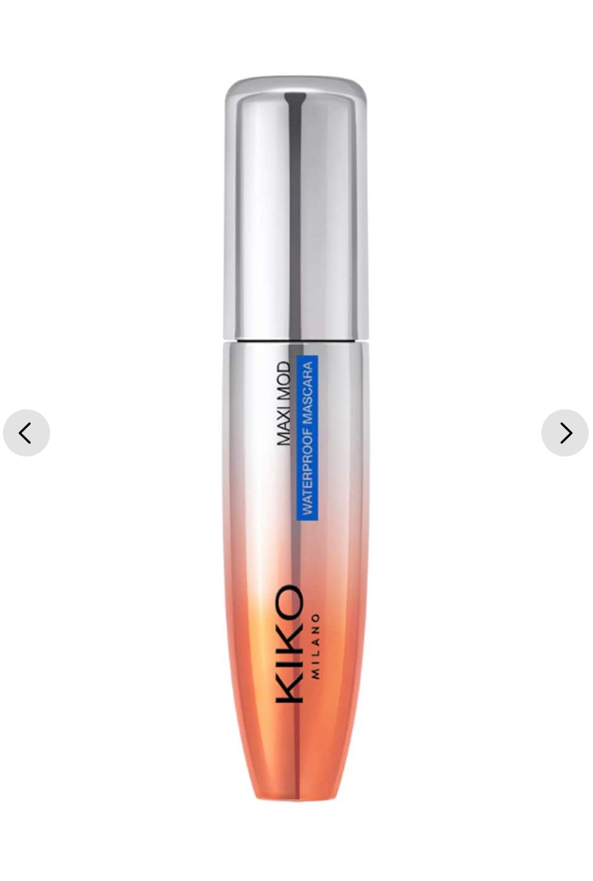 Rímel Waterproof Maxi Mod Kiko Milano