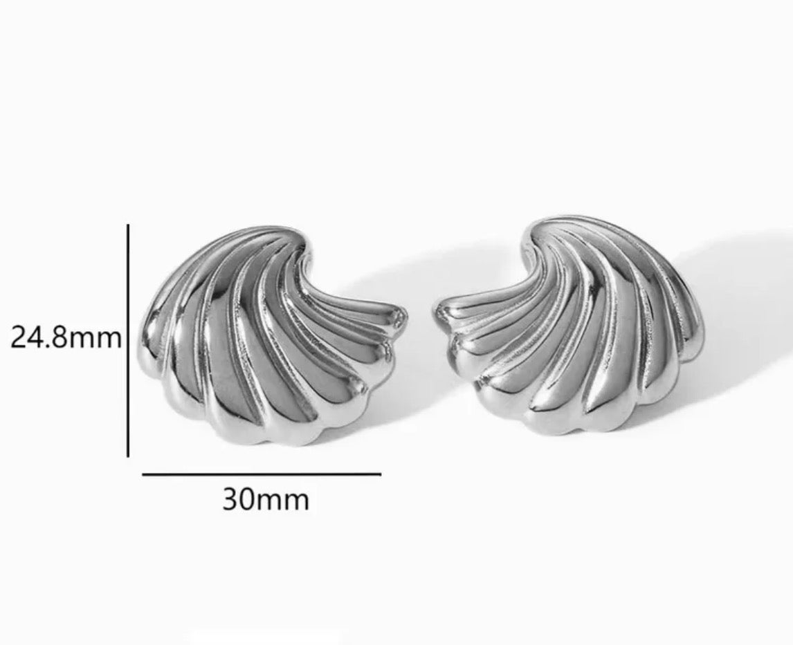 Aretes Alas Plateadas
