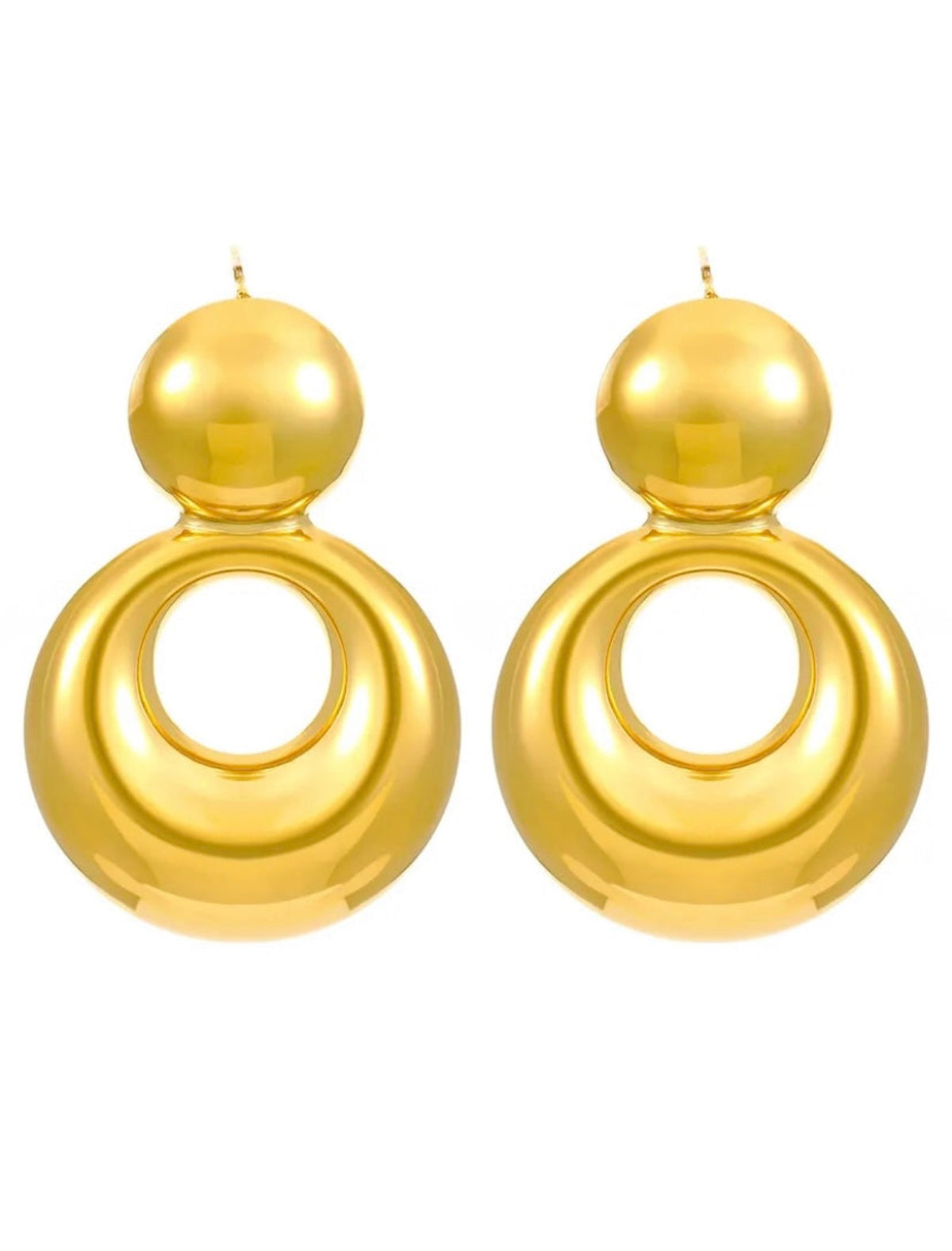 Aretes Maxi Circulares Betza