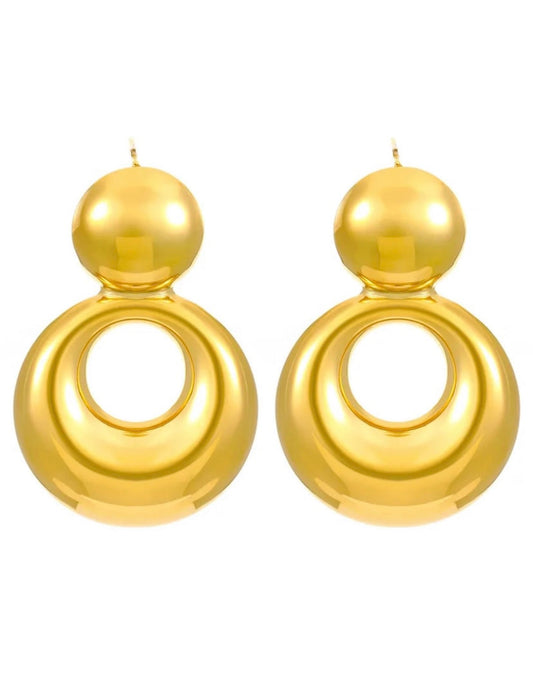 Aretes Maxi Circulares Betza