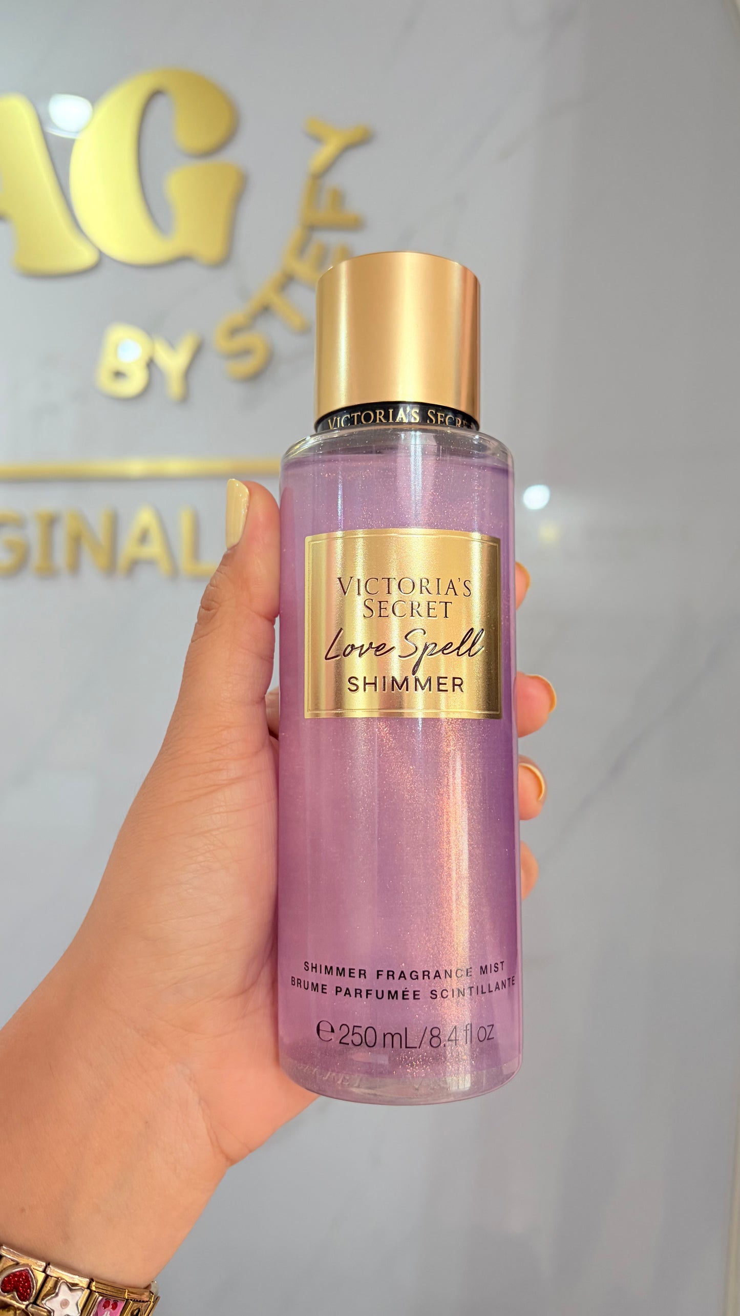 Body Mist Love Spell Shimmer Dorado Victoria’s Secret