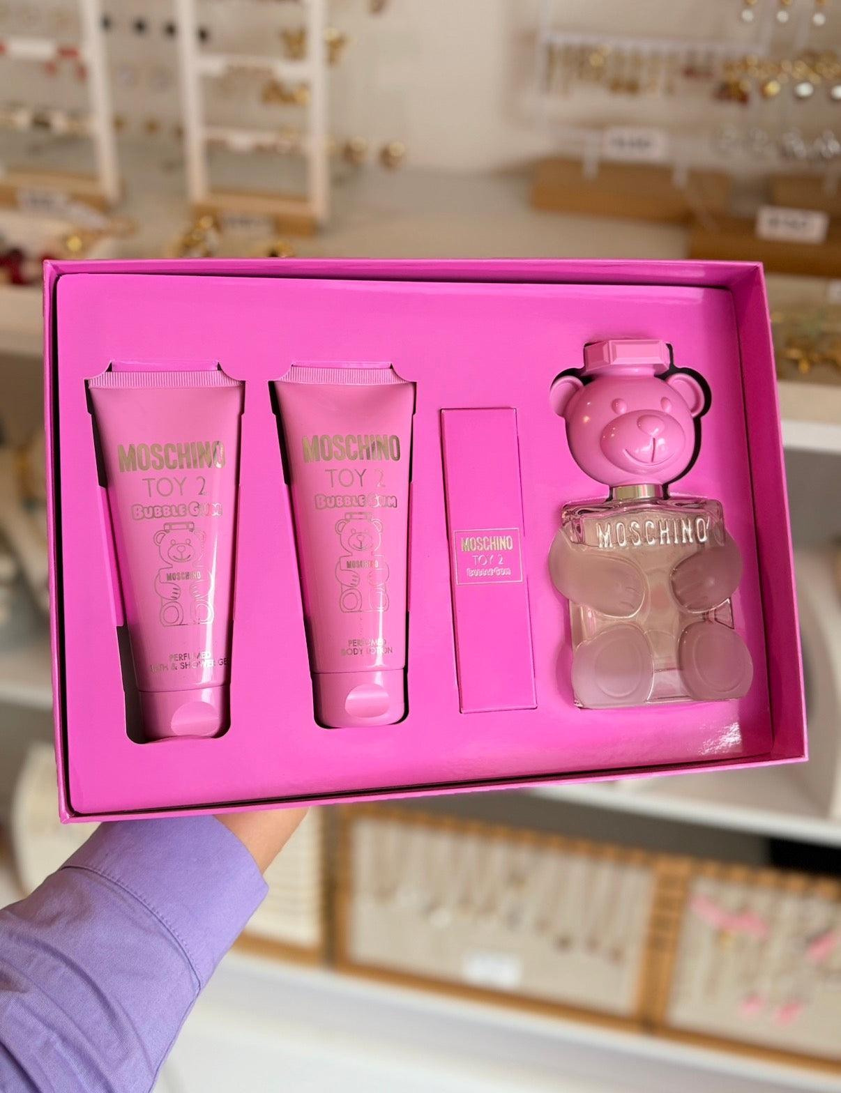 Set Perfume Dama Toy 2 Bubble Gum Moschino