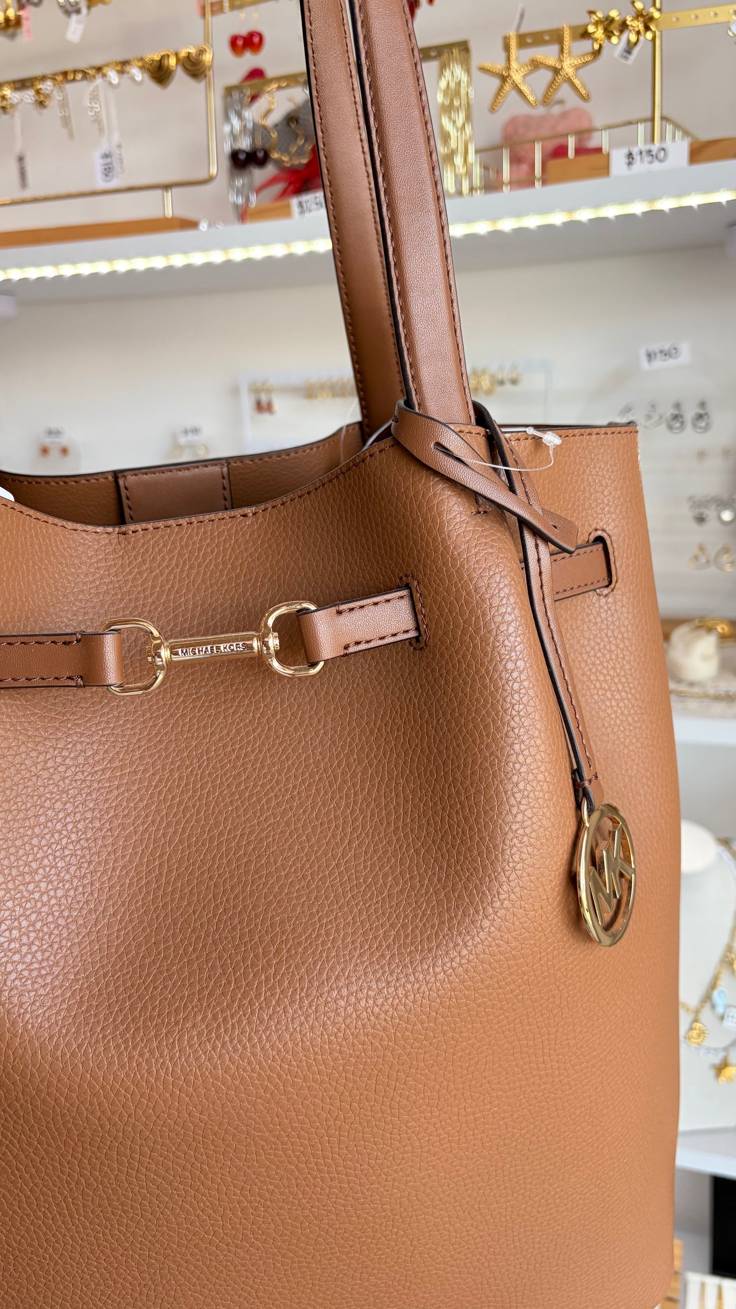 Bolsa Dama Grande Marrón Michael Kors
