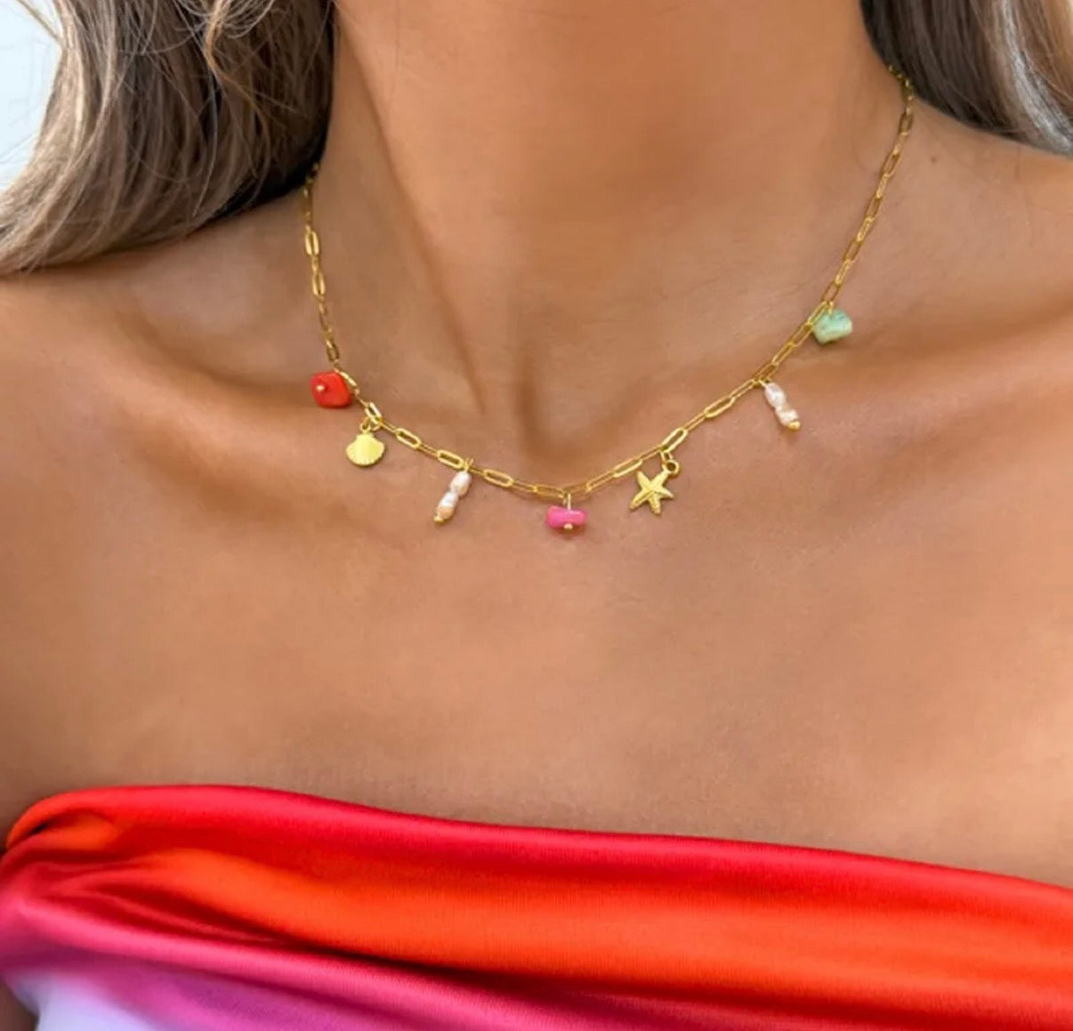 Collar Dijes Mini Mar