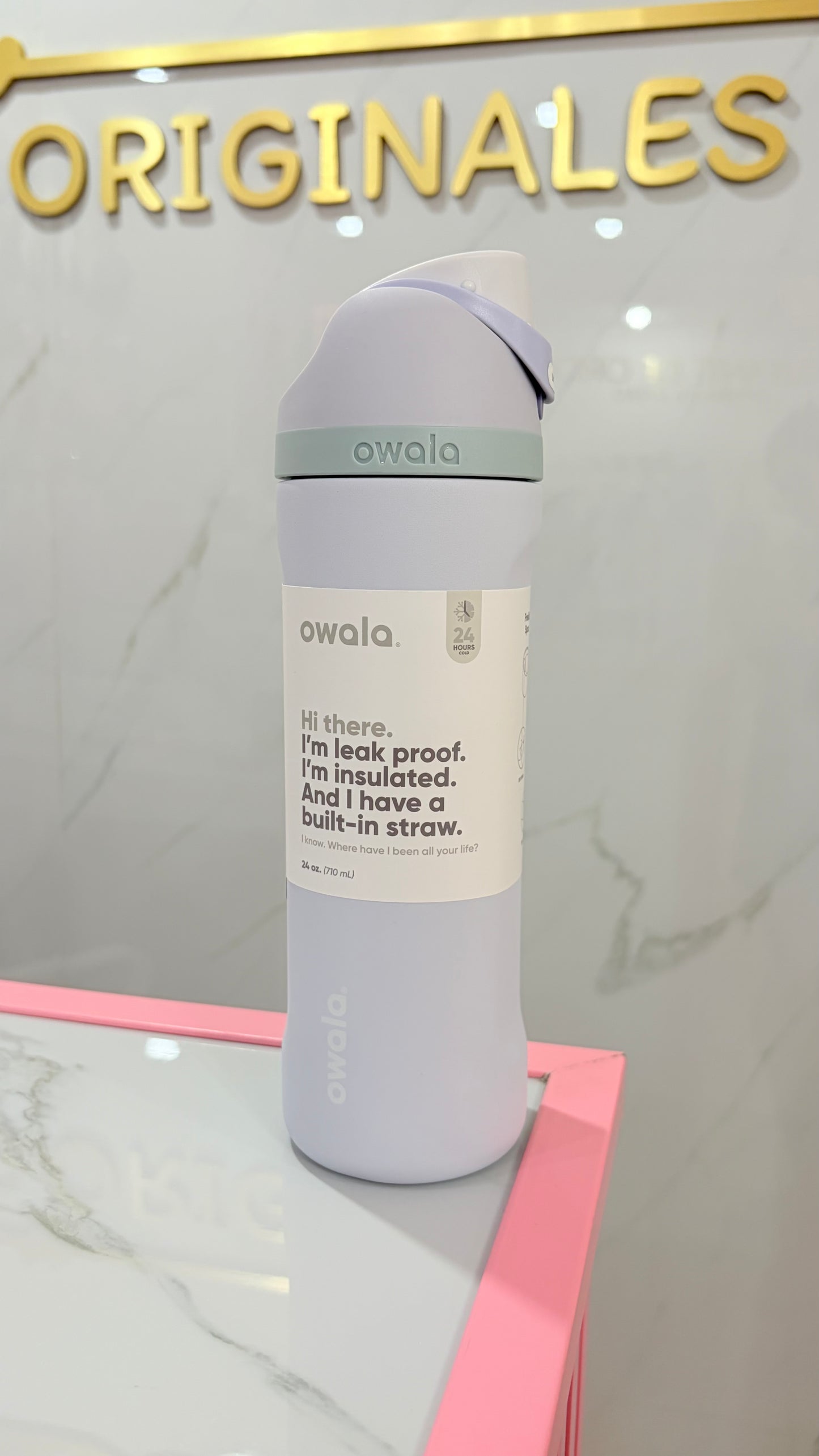 Termo Morado Pastel 710ml Owala