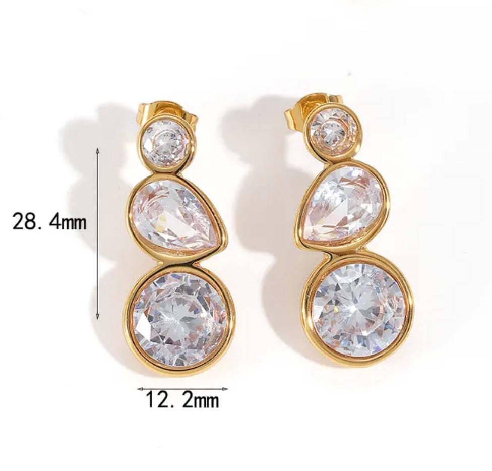 Pendientes Luisa Dorados