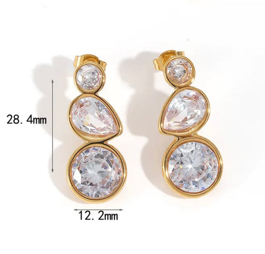 Pendientes Luisa Dorados