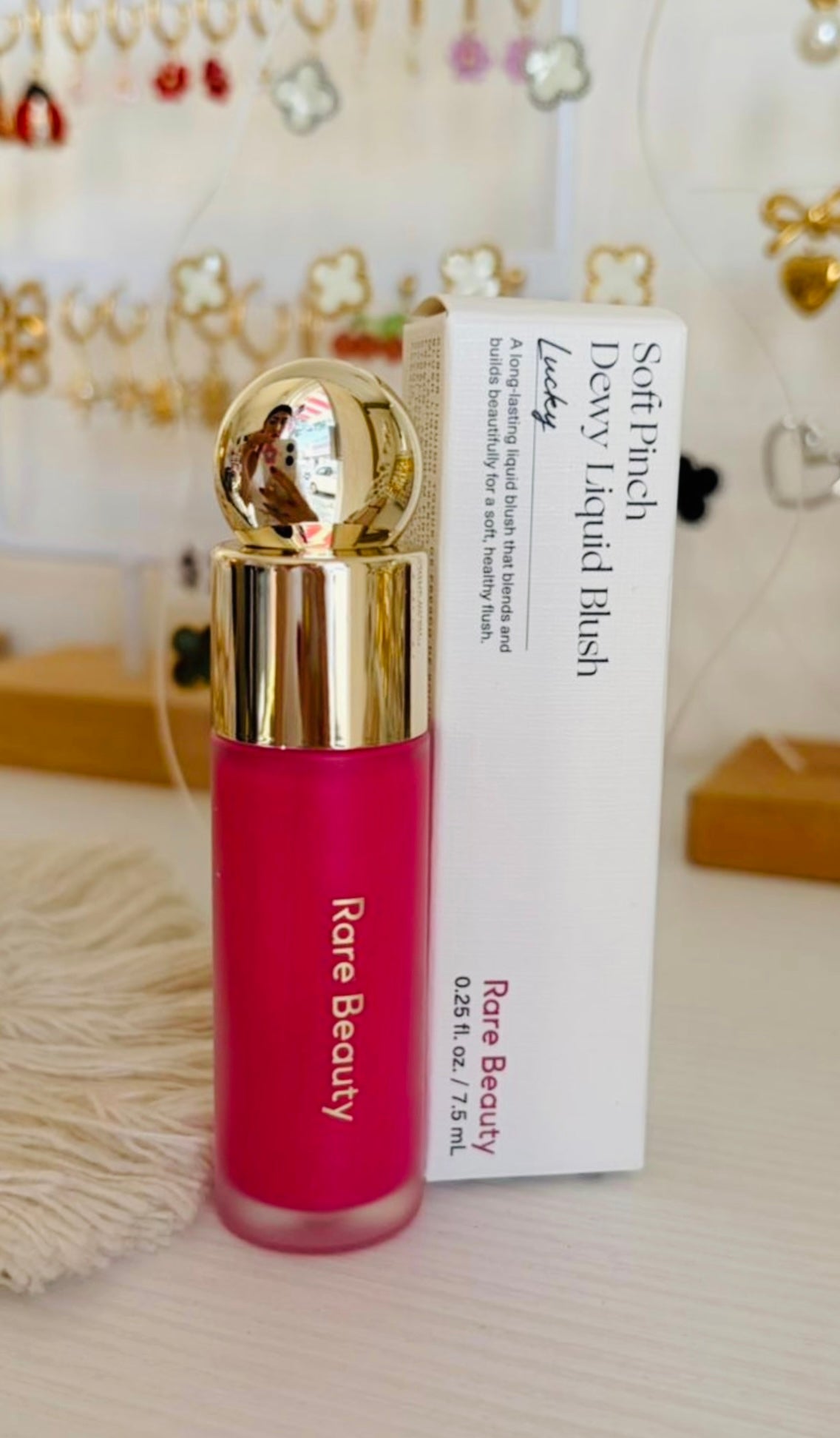 Rubor Liquido Tono Lucky 7.5ml Rare Beauty