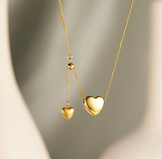 Collar Corazón Mini Dorado