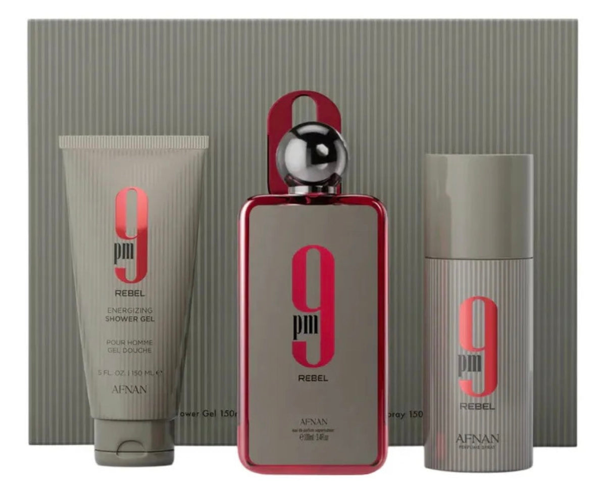 Set Perfume Caballero Rebel 9PM Afnan