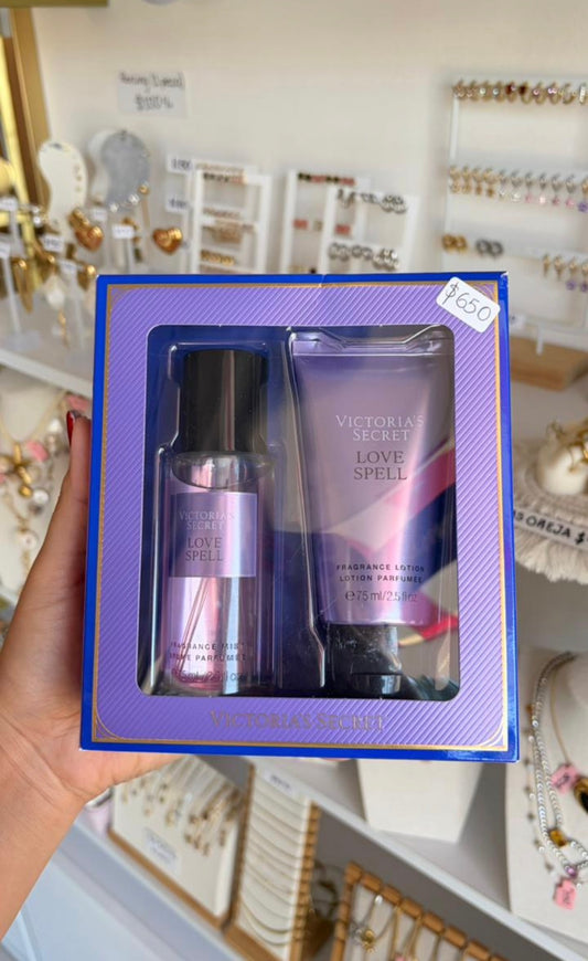 Dúo Body Mist Y Crema Love Spell Victoria’s Secret