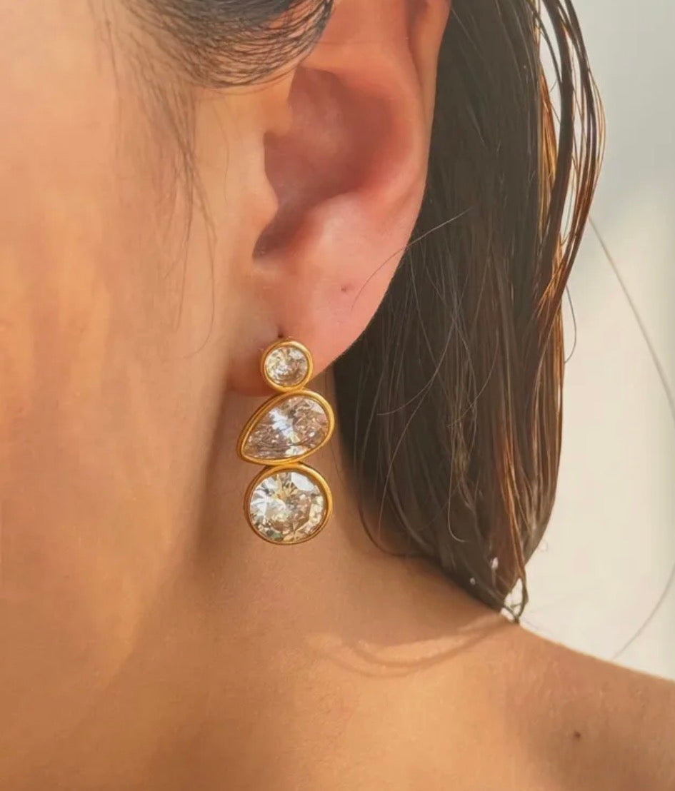 Pendientes Luisa Dorados