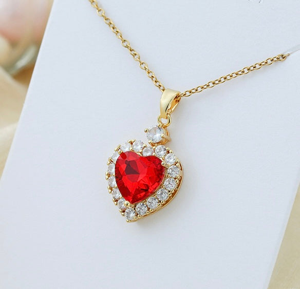 Collar Corazón Rojo
