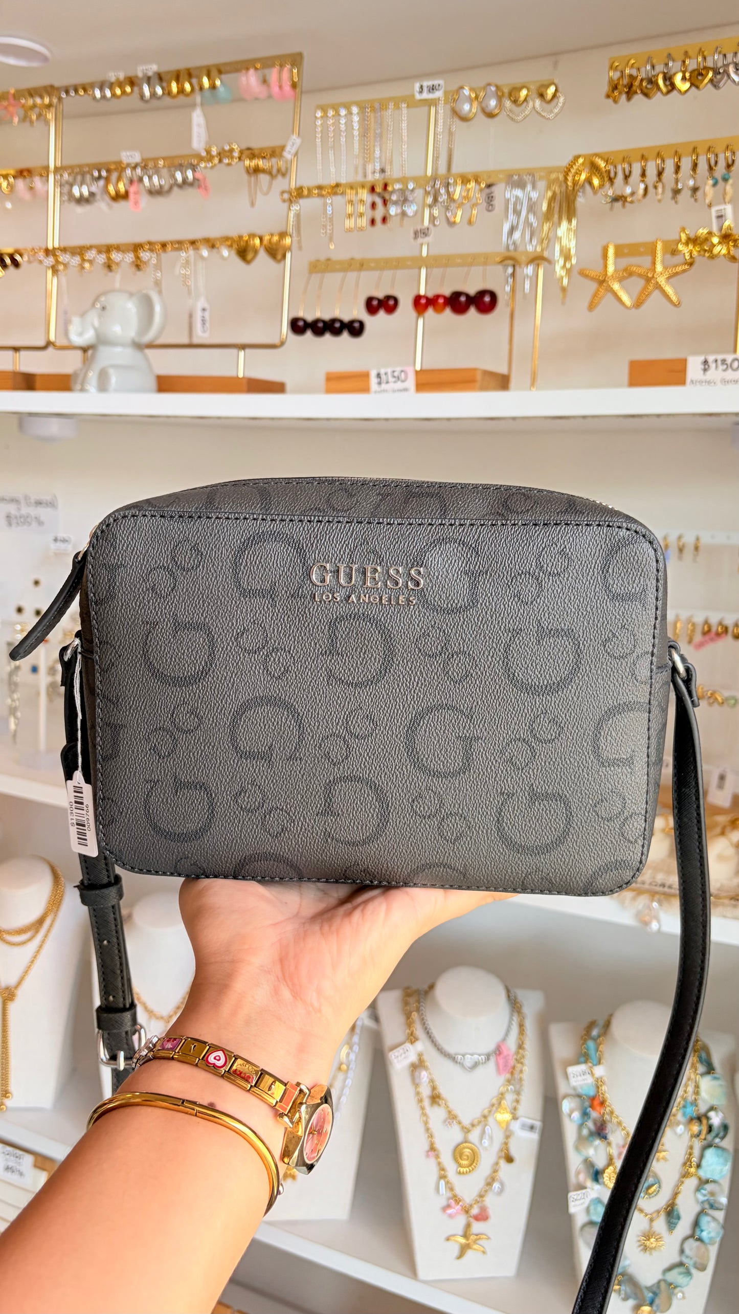 Bolsa Dama Negro Guess
