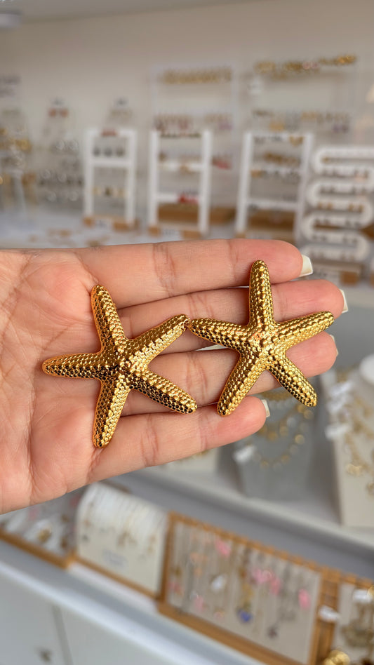 Aretes Maxi Estrellas De Mar