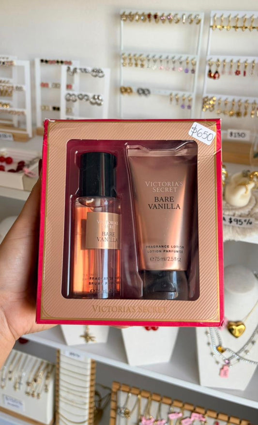 Dúo Body Mist Y Crema Bare Vainilla Victoria’s Secret