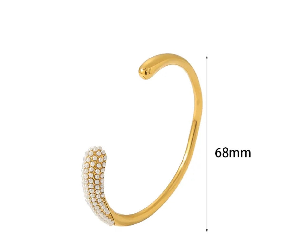 Brazalete Abrazo Perlas