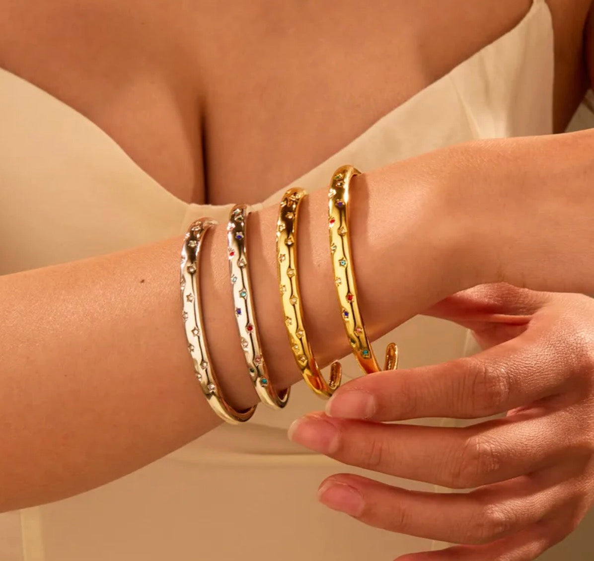 Brazalete Estrellas Colores