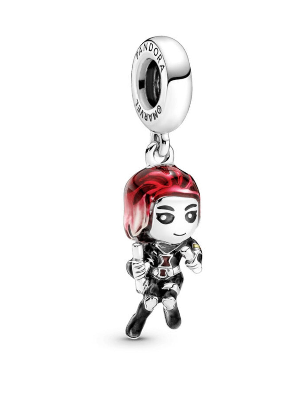 Charm Chapado Superhéroe Viuda Negra