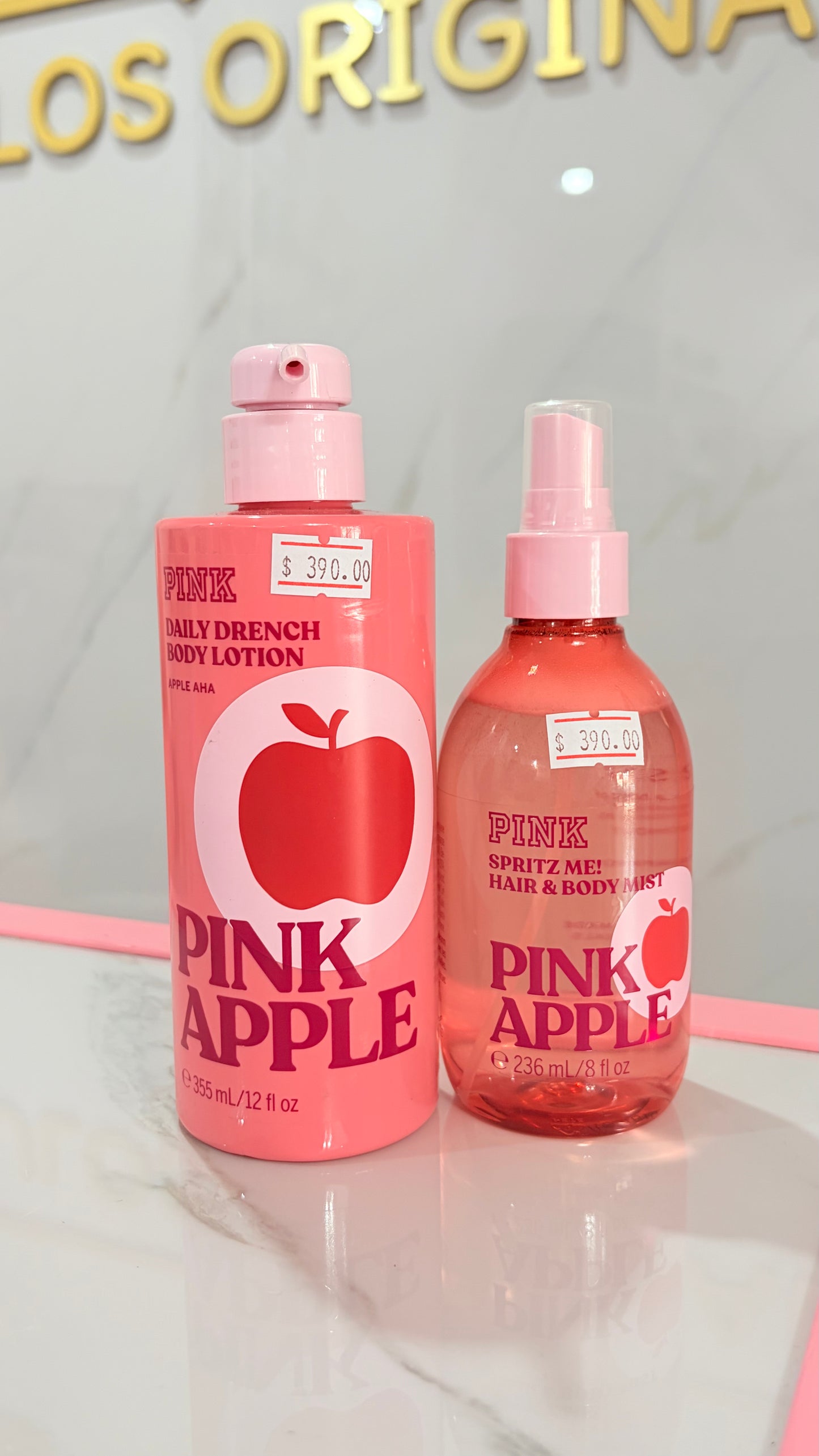 Dúo body mist y crema Pink Apple Pink