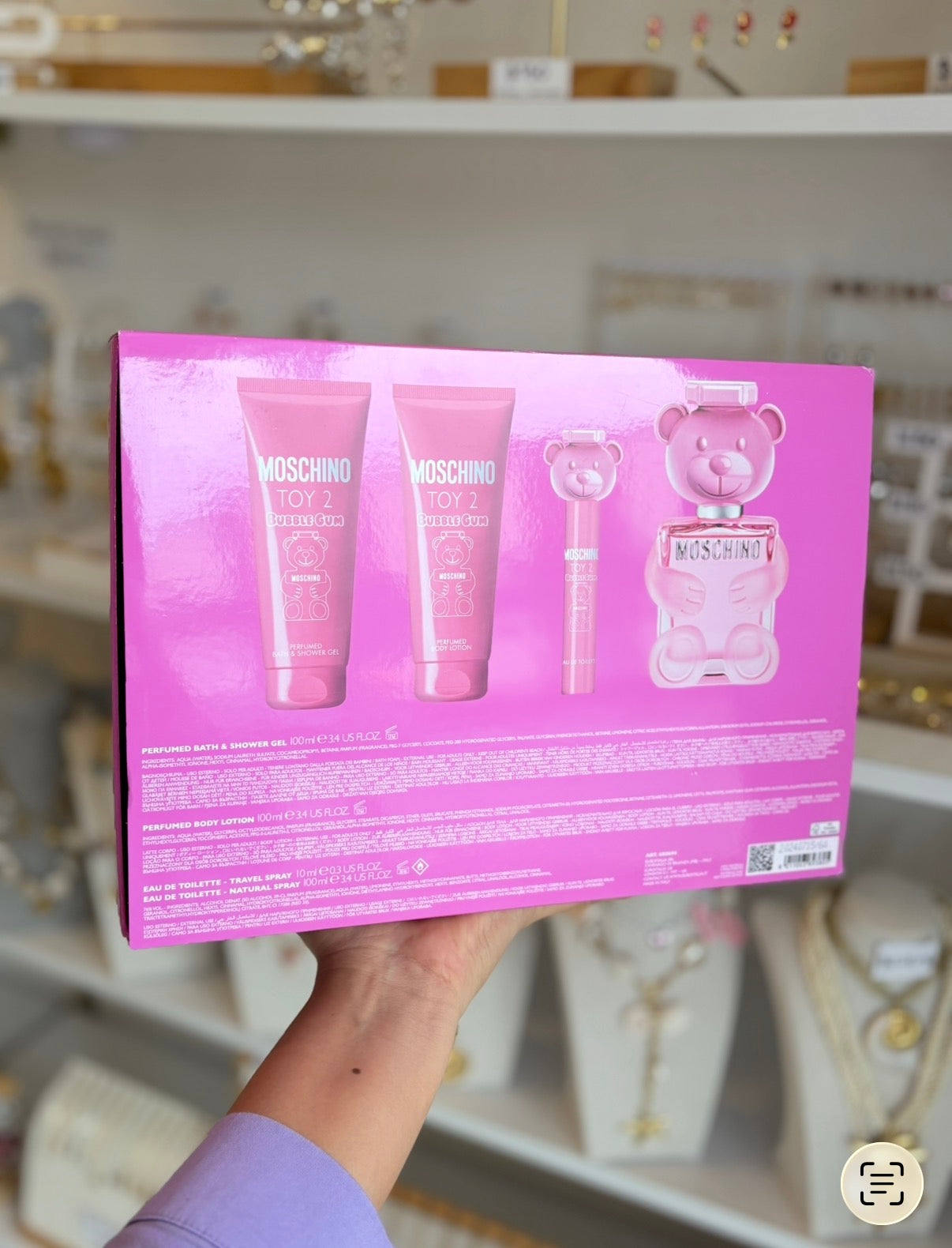 Set Perfume Dama Toy 2 Bubble Gum Moschino
