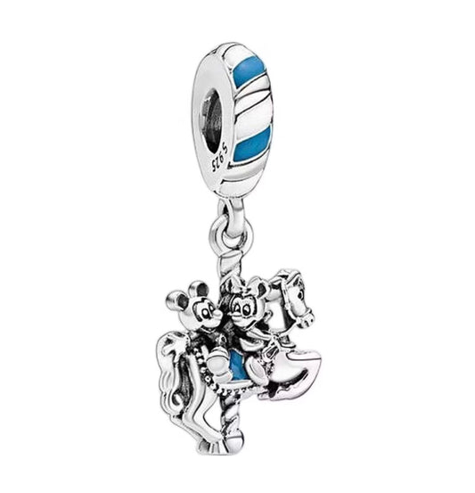 Charm Chapado Mickey Y Minnie Carrusel