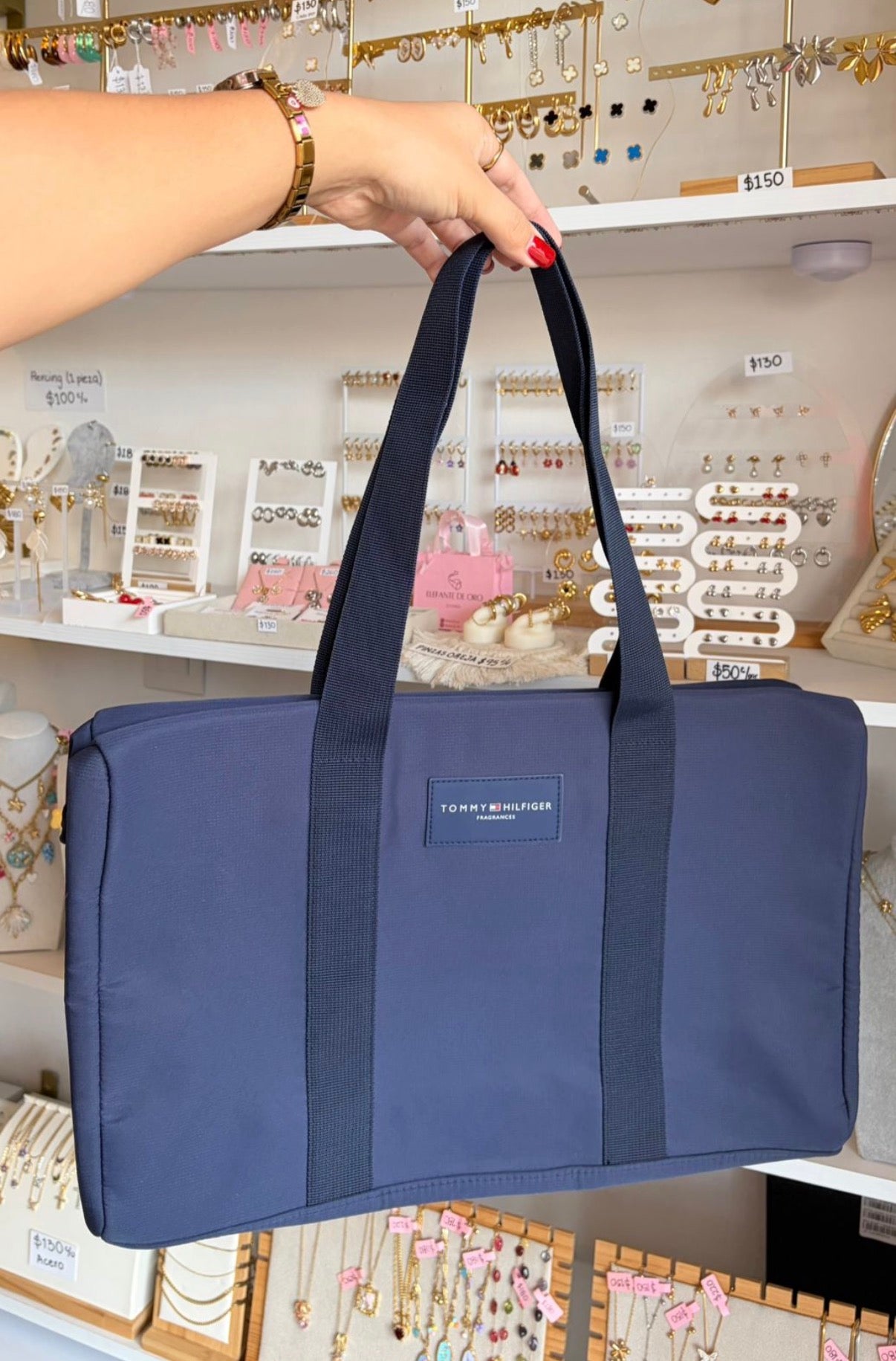 Bolsa Unisex Azul Tommy Hilfiger￼