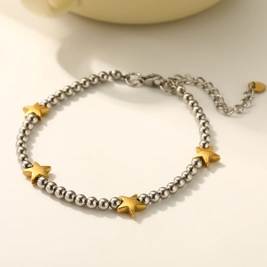 Pulsera Estrellas Bicolor