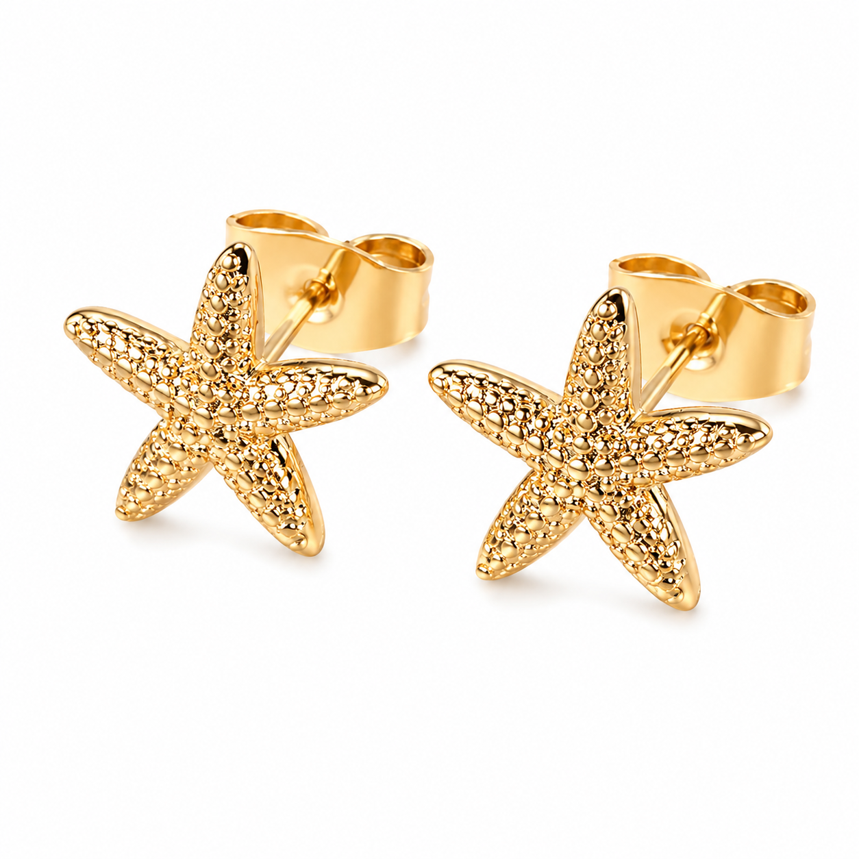Aretes Mini Estrella Dorados