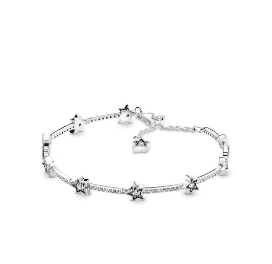 Pulsera Estrellas De Plata 925