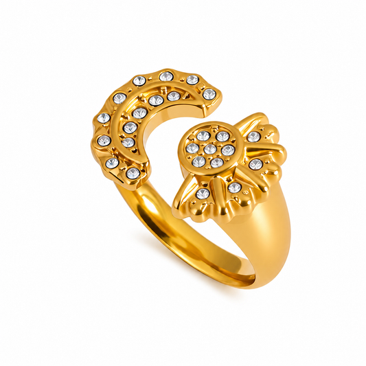 Anillo Sol Y Luna