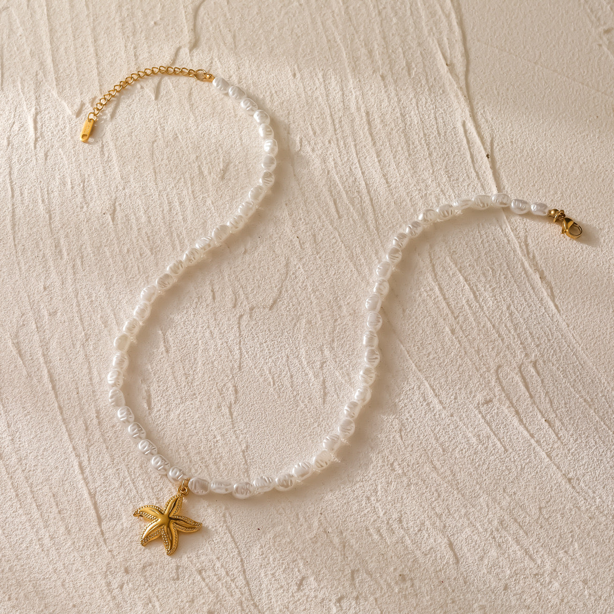 Collar Estrella Y Perlas