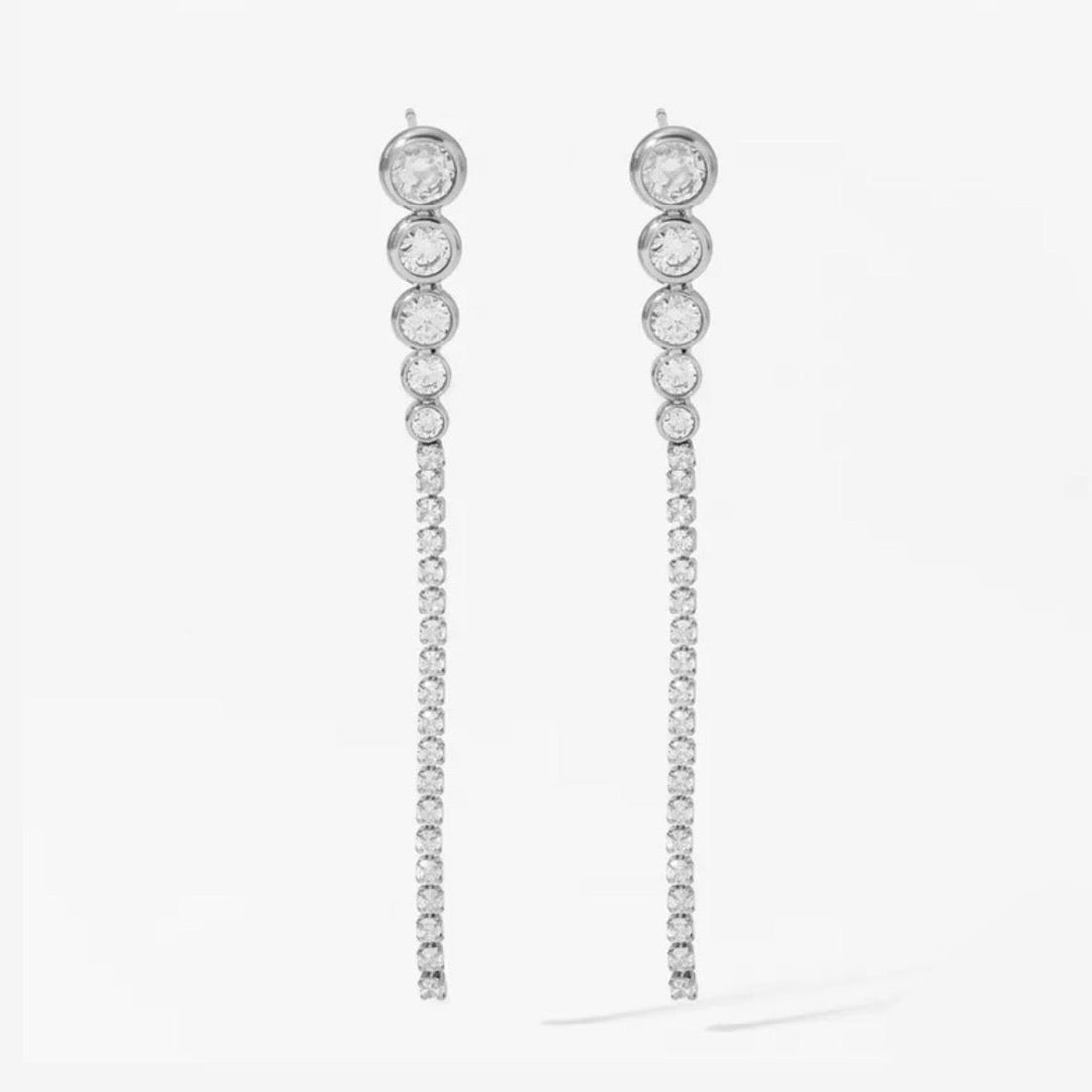 Pendientes Gabriela Plateados