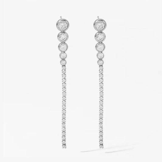 Pendientes Gabriela Plateados