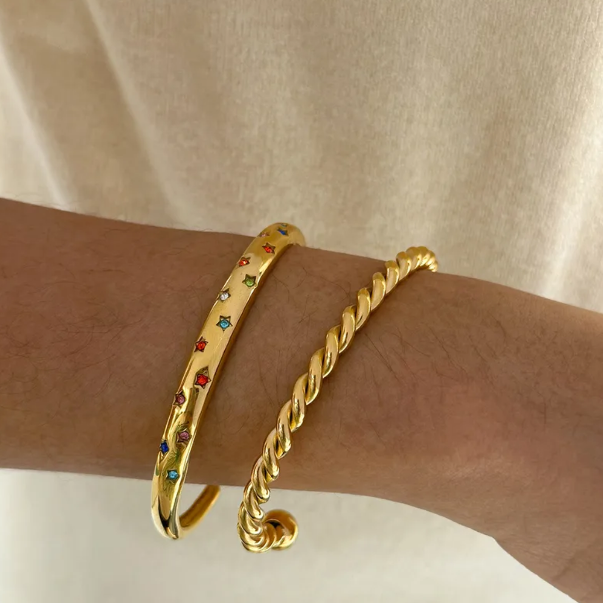 Brazalete Estrellas Colores