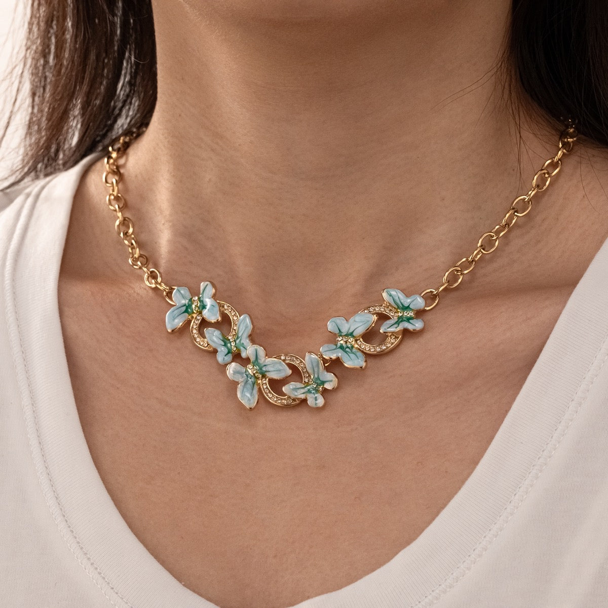 Collar Mariposas Azules🦋